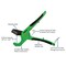 Thrifco Plumbing 1-1/2 Inch x 15 Inch Long ABS Slip Joint Waste Arm with Nut & W 4402180 - alternate 3